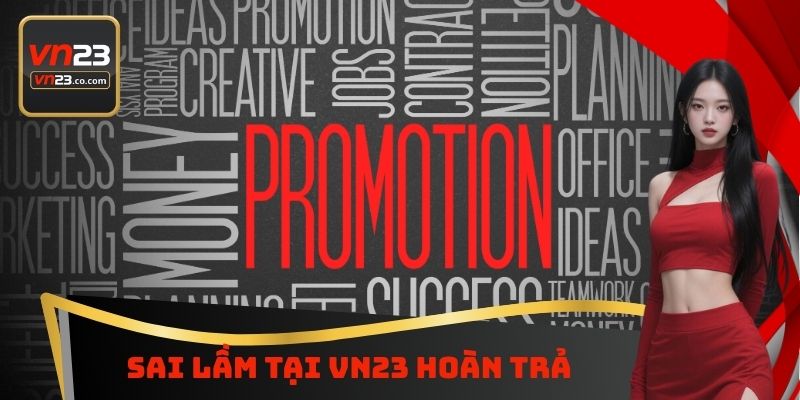 Sai lầm tại VN23 hoàn trả